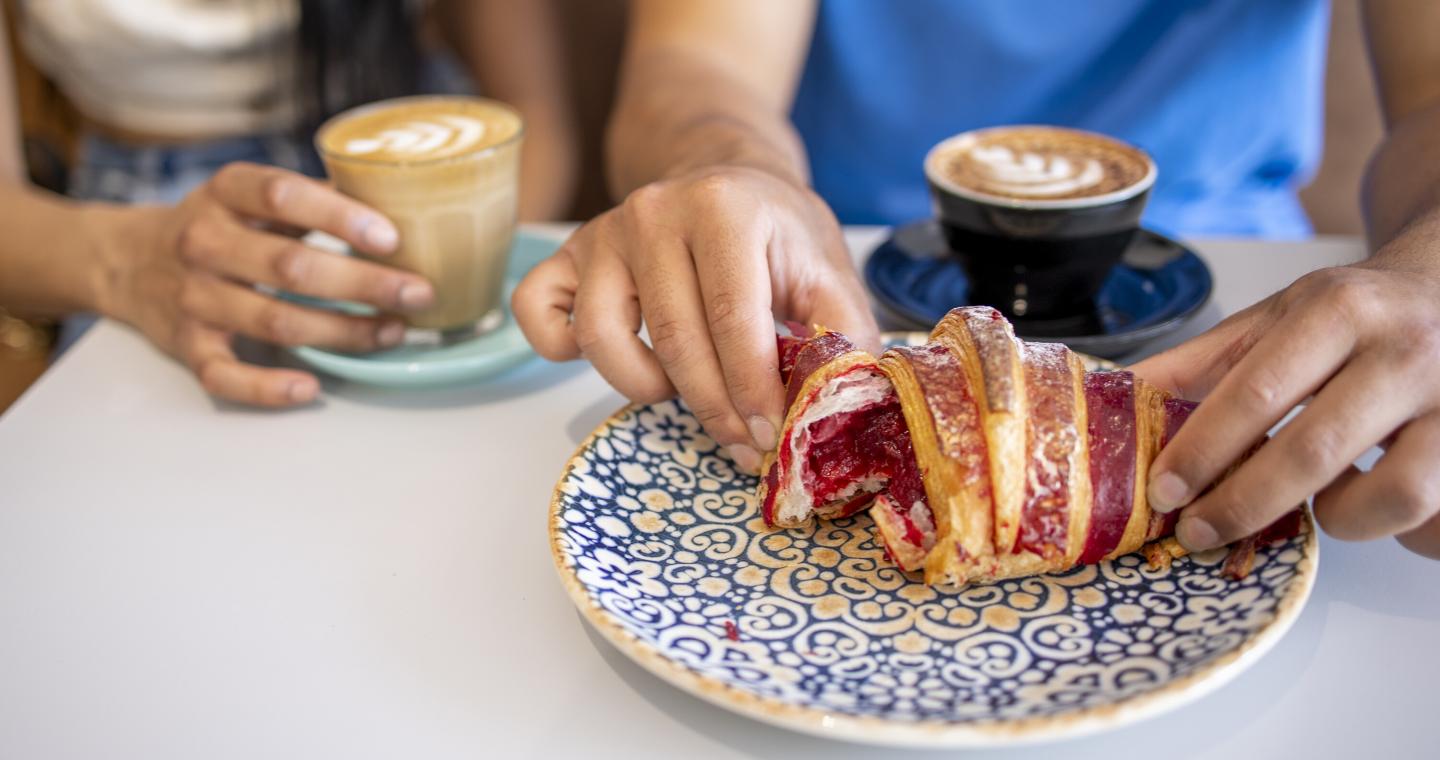 notorious croissant and coffee