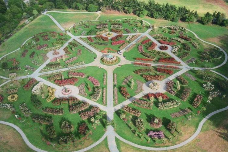 Victoria State Rose Garden - aerial
