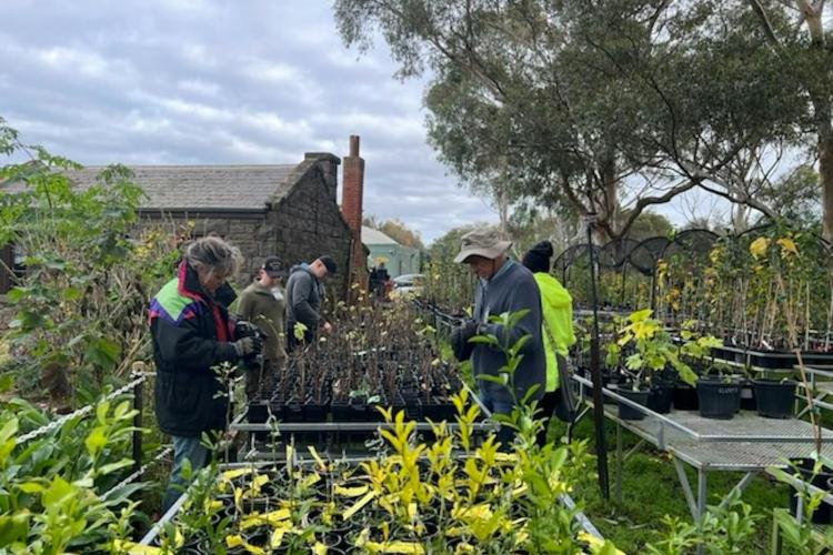 Sunday volunteers in nursery