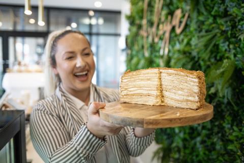 Avliya Balkan Cuisine & Dessert 12 layer honey cake
