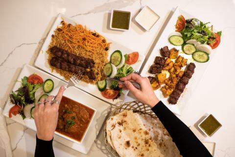 Lux Afghan meal